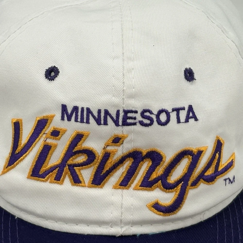 Vintage Minnesota Vikings‎ Snapback Hat Sports Specialties The Twill NFL 90s